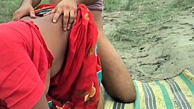 Bangladeshi Cutie Gets Tight Pussy Pounded Outdoors