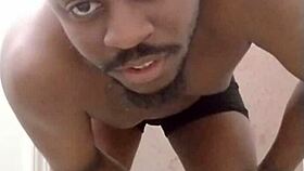 scorpio returns to spread ass in underwear making messy fun in new room