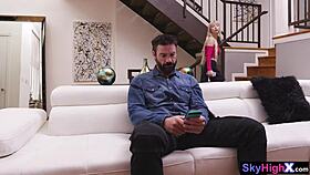 Petite blonde webcam slut gets hard smashed in garage reality