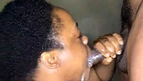 Big tits bbw sucks huge black cock pays rent due