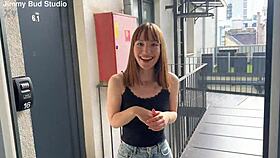 Neighbor Kate Quinn begs for rough fucking instead of salt from Jimmy Bud's big cock