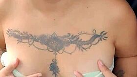 damn look at me flashing my panties and huge tits on the highway in lingerie slut mode!