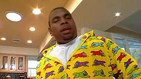 Milf in lingerie gets bent over for deepthroat doggystyle titty fuck action