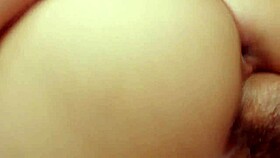 An extremely horny Asian teen takes brutal anal pounding in ecstasy