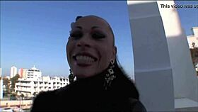 trans babe preps for intense hardcore fucking scene