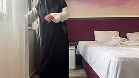 i couldnt resist fucking hot arab milf in hotel hijab creampie bliss