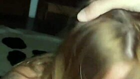 Petite Latina feels wild passion deepthroating in natural tits POV casting