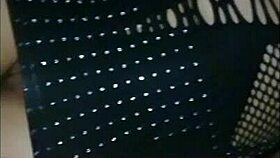 honey, watch my sexy lingerie body milk every drop inside