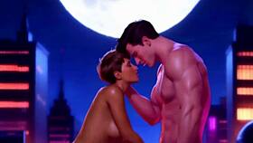 Catwoman gets anal fucked in animated milf scene