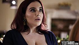 redhead bbw milf seduces curvy neighbor for hot lesbian fingering