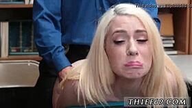 Blonde Cop's Tense Exam Ignites Deep Emotions