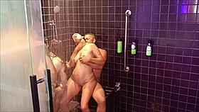 girls slap asses in steamy bisexual bath orgy 💦