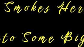 Blonde Housewife Smokes Her Way to Massive Facials in Dirty Talk POV