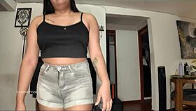 Viral Snapchat Petite Latina Quickie Anal Creampie