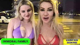 eliza eves gets bent over and banged hard by monster cock in juicy pussy action