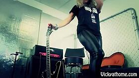 Vicky Vette Drowns Huge Tits in Massive Sticky Cum Loads!