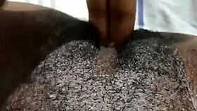 Homemade Ebony Babe Fingers Dripping Wet Pussy Lips Solo