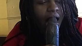 diamond mercedez slobbers all over my cock bbbj
