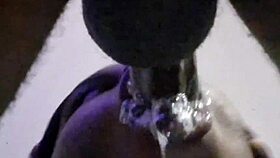 A couple delivers perfect bareback blowjob with cum swallow finish