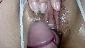 tight amateur takes intense anal with massive cumshot