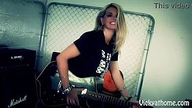 Vicky Vette Drowns Huge Tits in Massive Sticky Cum Loads!