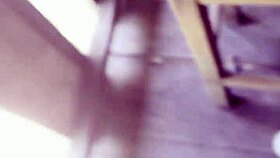 Heart pounding as peruvian redhead gulps stranger cum in jungle