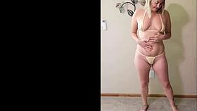 Blonde wife blows husband in close-up homemade sextape