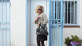 a hard day unwinds into blissful solo vibrator pleasure