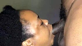 Big tits bbw sucks huge black cock pays rent due