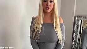 Heart racing as horny officer Blondie Fesser arrests me for dirty cock play and wild submission