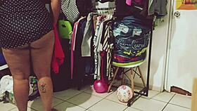 BBW GORDITA LIMPIA Y SE EXCITA