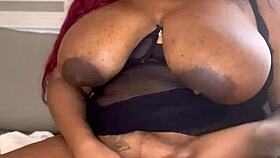 Chubby Patravontesse Jerks Off Her Monster Cock