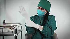 Obsessed with nurse's latex gloves fetish 😏🧤