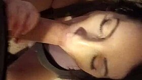 fiery babe endures deepthroat face fucking from monster cock rough style