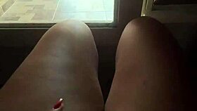 i tease neighbors strutting my juicy ass on platform