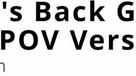 mina moon's shaved back blasted in hospital pov cumshot