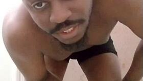 scorpio returns to spread ass in underwear making messy fun in new room