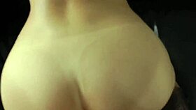 Amateur teen 18+ eagerly sucks senior's cock pov