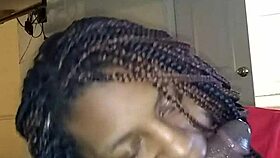 diamond mercedez slobbers all over my cock bbbj