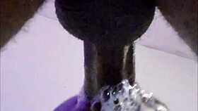 A couple delivers perfect bareback blowjob with cum swallow finish
