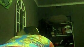 Busty African ebony spreads shaved pussy for monster cock domination