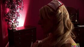 Her Big Boobs Dangle Wildly While Blonde MILF Takes Huge Dick in Every Position!