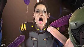 HALO GANG BANG EXPLODES WITH MONSTER COCKS AND FACIAL CUMSHOTS!