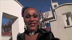 trans babe preps for intense hardcore fucking scene