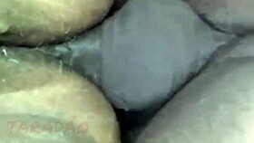 fun amateur latina in lingerie enjoys steamy massage session