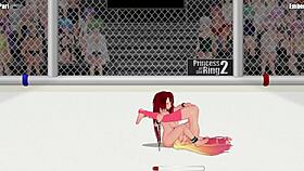 Paris Vs Ember Princess Ring Lesbian Wrestling Catfight Clash