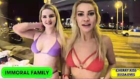 eliza eves gets bent over and banged hard by monster cock in juicy pussy action