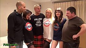 curvy british milf lucy dives into deepthroat orgy with matt adreana licking huge tits