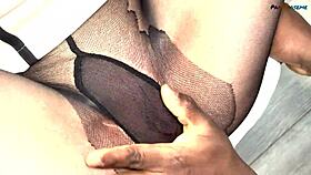 Black bull pounds white milf pussy in pantyhose 🔥🍑