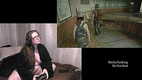 naked big tits bbw plays last of us 2 part 7!